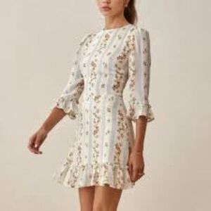 Reformation Doutzen Dress, Floral Print (Surrey), size 6